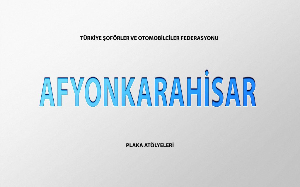 AFYONKARAHİSAR TAKSİCİLER KAM. KAMYN. NAK. VE NAKLİYAT KOM. ESNAF ODASI