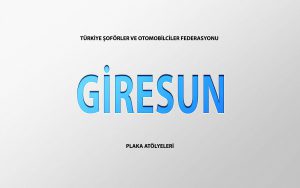 Giresun Plaka Basım Atölye Adresleri̇