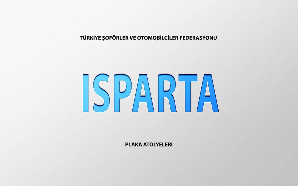 Isparta Plaka Basım Atölye Adresleri̇