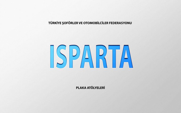 Isparta Plaka Basım Atölye Adresleri̇