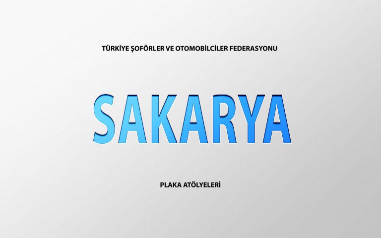 Sakarya Plaka Basım Atölye Adresleri̇