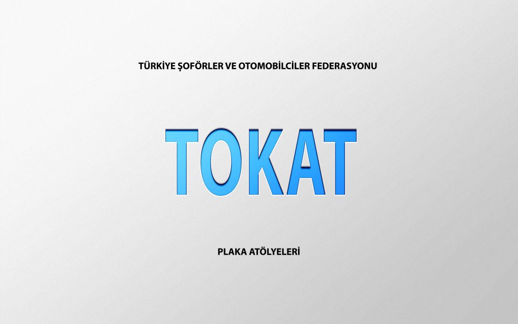Tokat Plaka Basım Atölye Adresleri̇