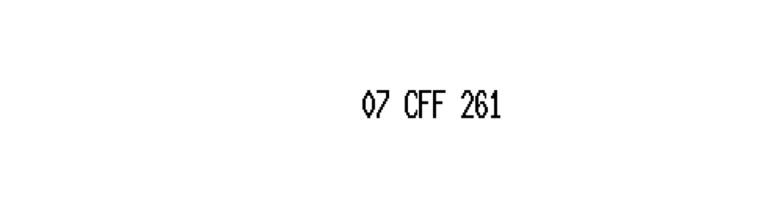 07 CFF 261