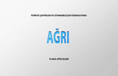 AĞRI TAKSİCİLER KAM. KAMYN. NAK. VE NAKLİYAT KOM. ESNAF ODASI