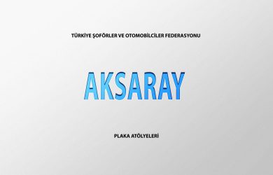 AKSARAY TAKSİCİLER KAM. KAMYN. NAK. VE NAKLİYAT KOM. ESNAF ODASI