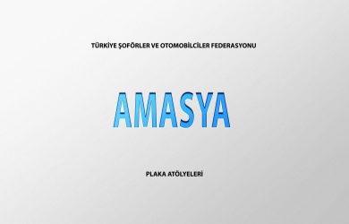 AMASYA TAKSİCİLER KAM. KAMYN. NAK. VE NAKLİYAT KOM. ESNAF ODASI