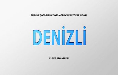 DENİZLİ TAKSİCİLER KAM. KAMYN. NAK. VE NAKLİYAT KOM. ESNAF ODASI Denizli Plaka Basım Atölye Adresleri̇
