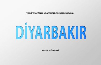 Diyarbakır Plaka Basım Atölye Adresleri̇
