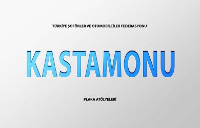 Kastamonu Plaka Basım Atölye Adresleri̇