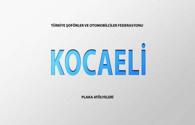 Kocaeli Plaka Basım Atölye Adresleri̇