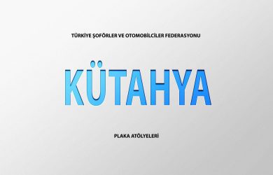 Kütahya Plaka Basım Atölye Adresleri̇