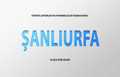 Şanlıurfa Plaka Basım Atölye Adresleri̇