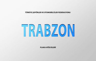 Trabzon Plaka Basım Atölye Adresleri̇